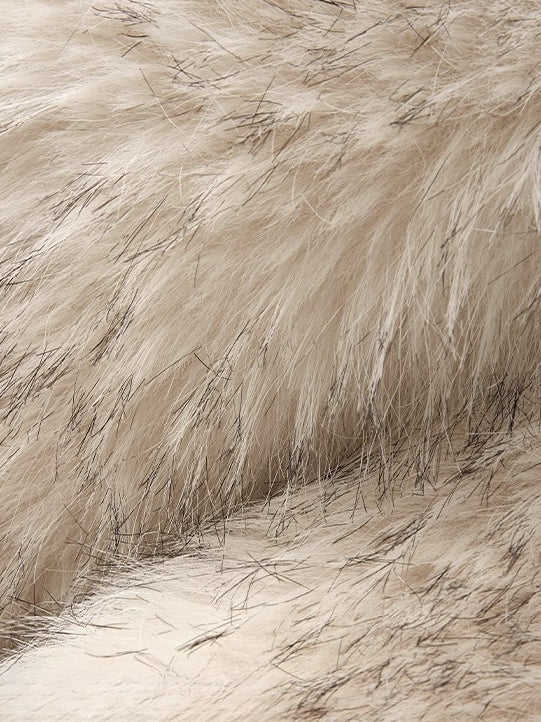 Polar Eco Fox Fur Hooded Scarf Hat