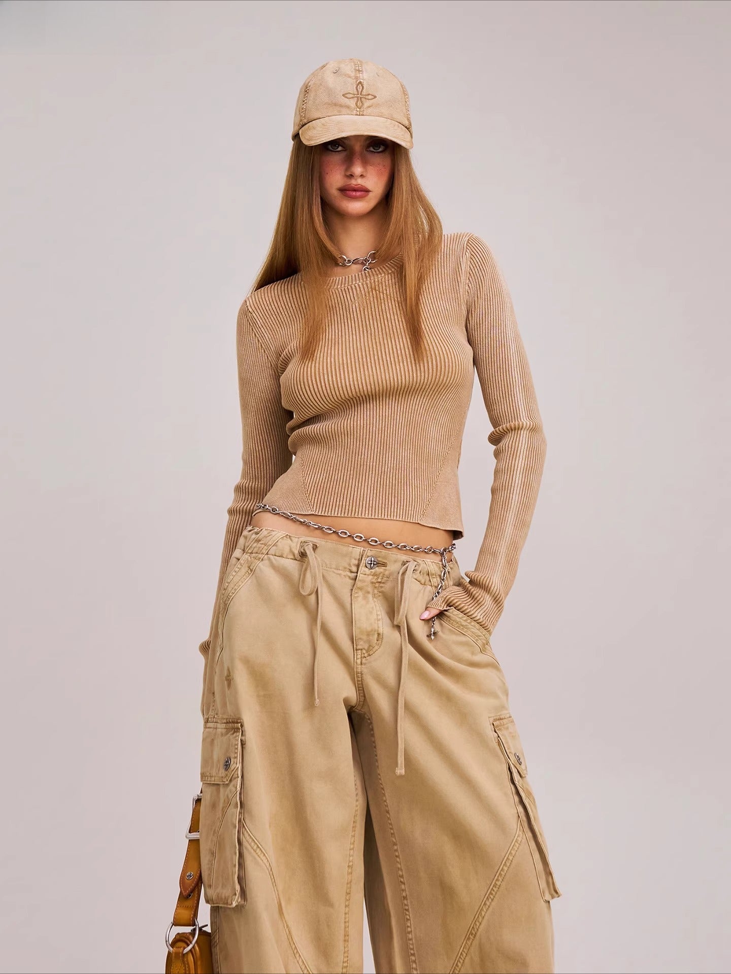 Wild Retro Long-Sleeve Knit Crewneck