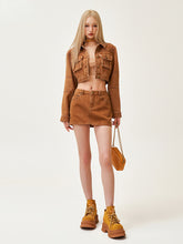 Ancient Myth Short Pocket Denim Jacket - CHINASQUAD