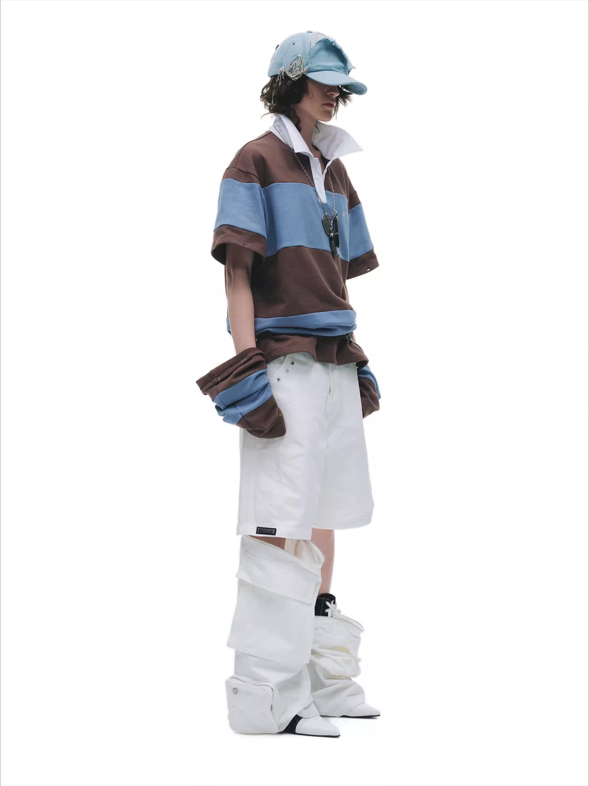 Detachable Patchwork Oversized T-Shirt
