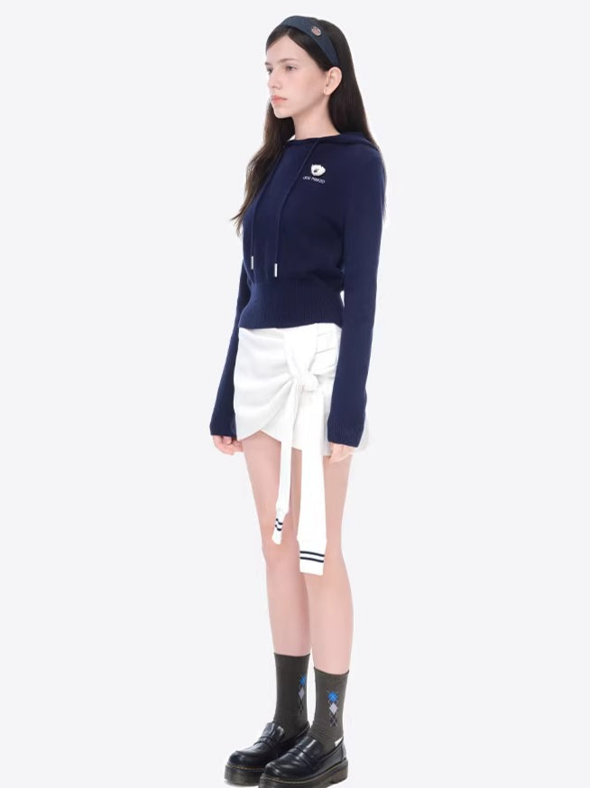 Fitted Cropped Knit Sweater