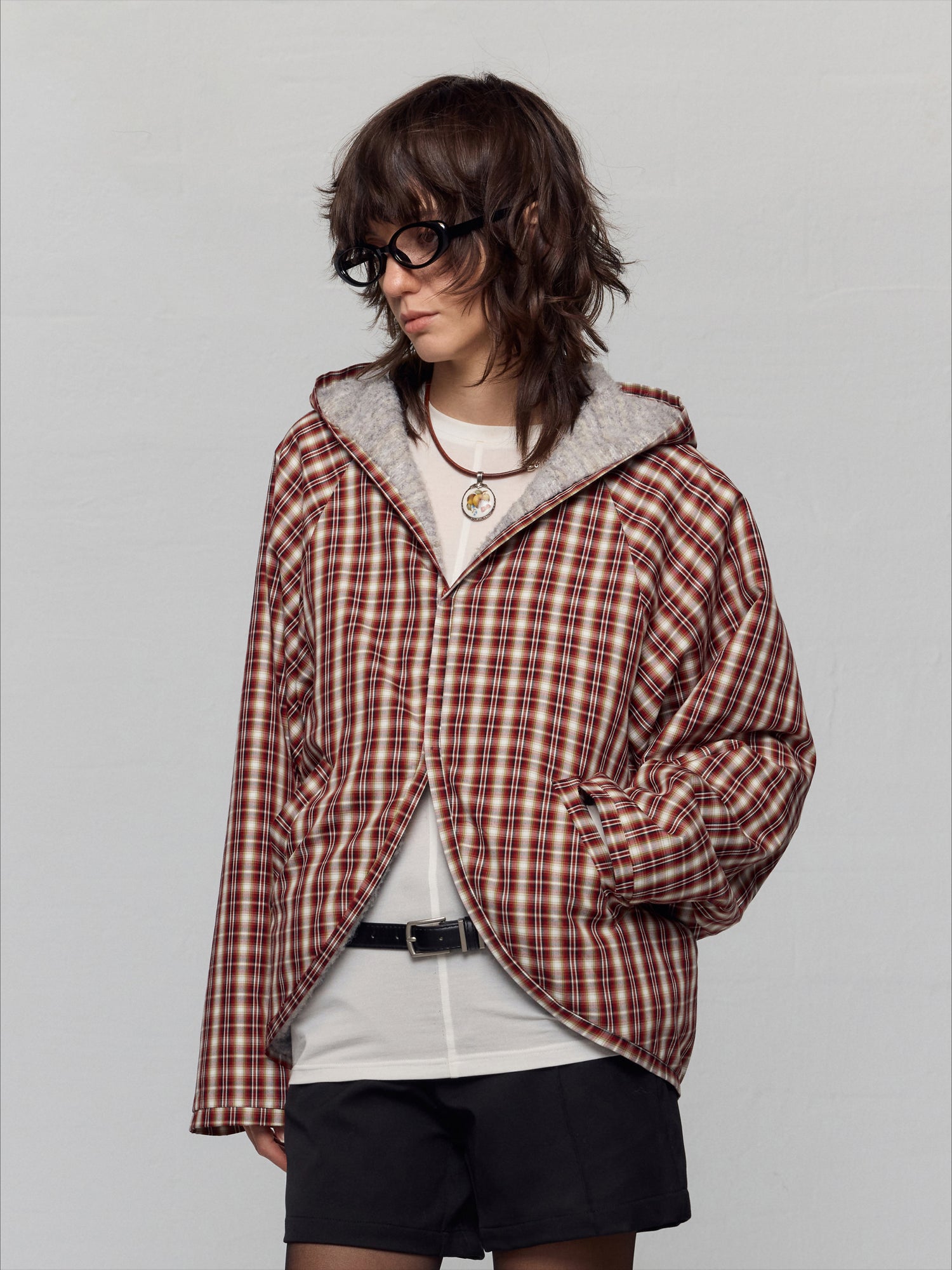 Original Plaid Wool Turtleback Jacket - CHINASQUAD