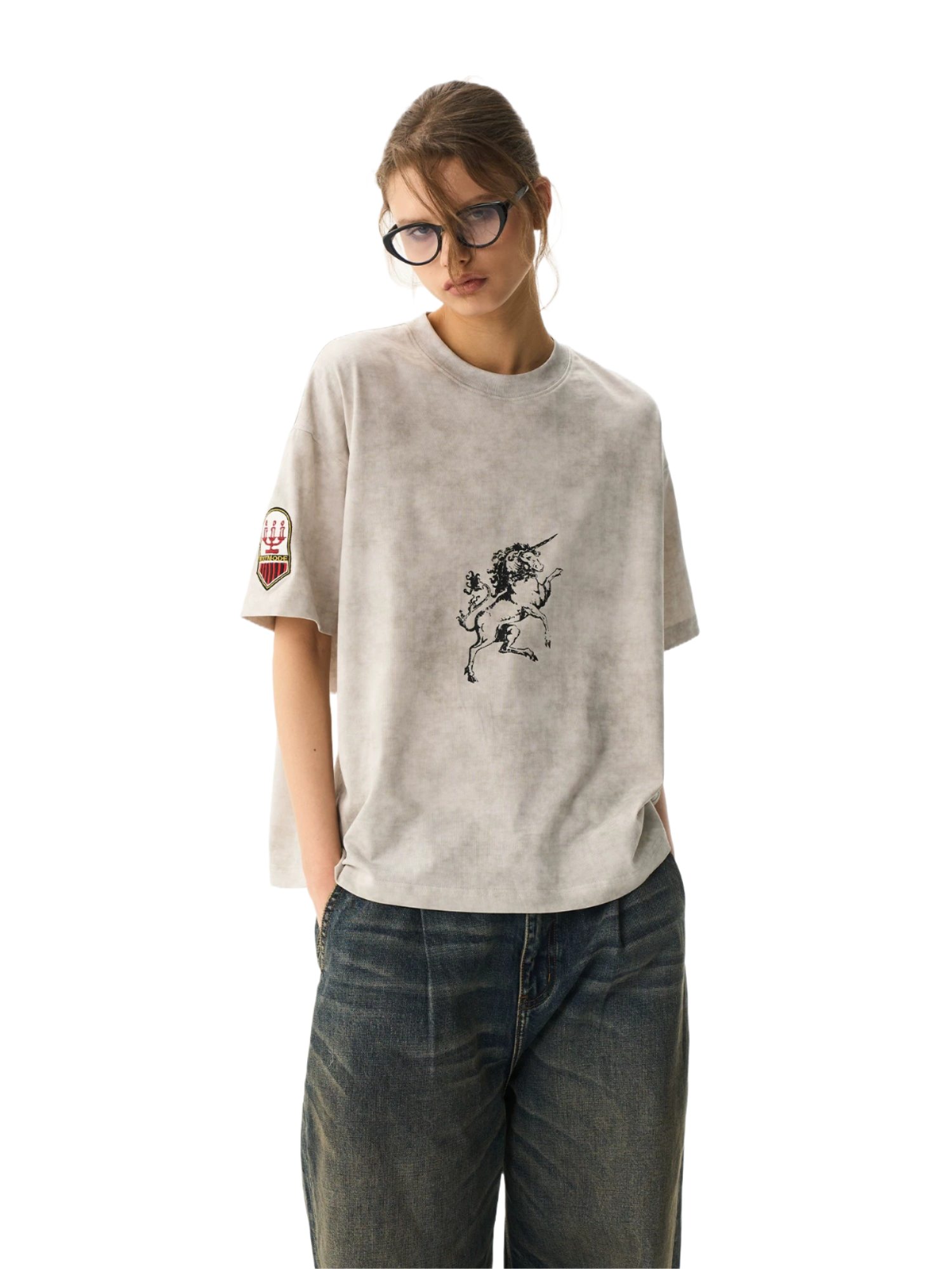Waxed Unicorn Graphic T-Shirt
