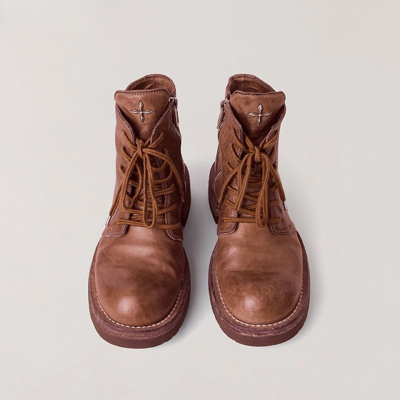 RAGE Origin Goodyear Horsehide Moto Boots - CHINASQUAD