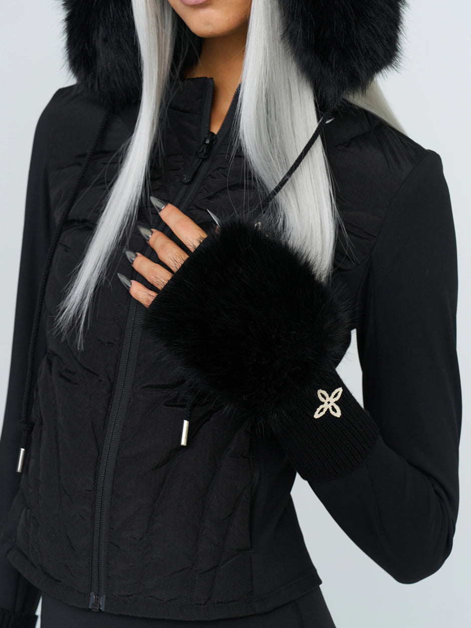 SMFK Compass Snowman Furry Gloves - CHINASQUAD