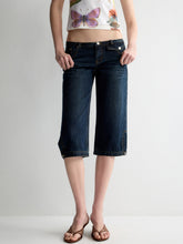 Ultra-Low Waist Straight-Leg Bermuda Jeans - CHINASQUAD