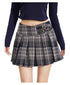 High-Waist Pleated Skirt - CHINASQUAD