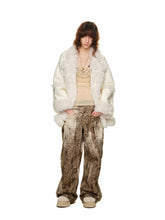 Black & White Reversible Shearling Coat - CHINASQUAD