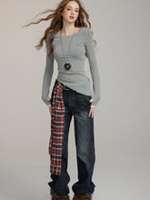 Detachable Plaid Multi-Use Woolen Scarf - CHINASQUAD