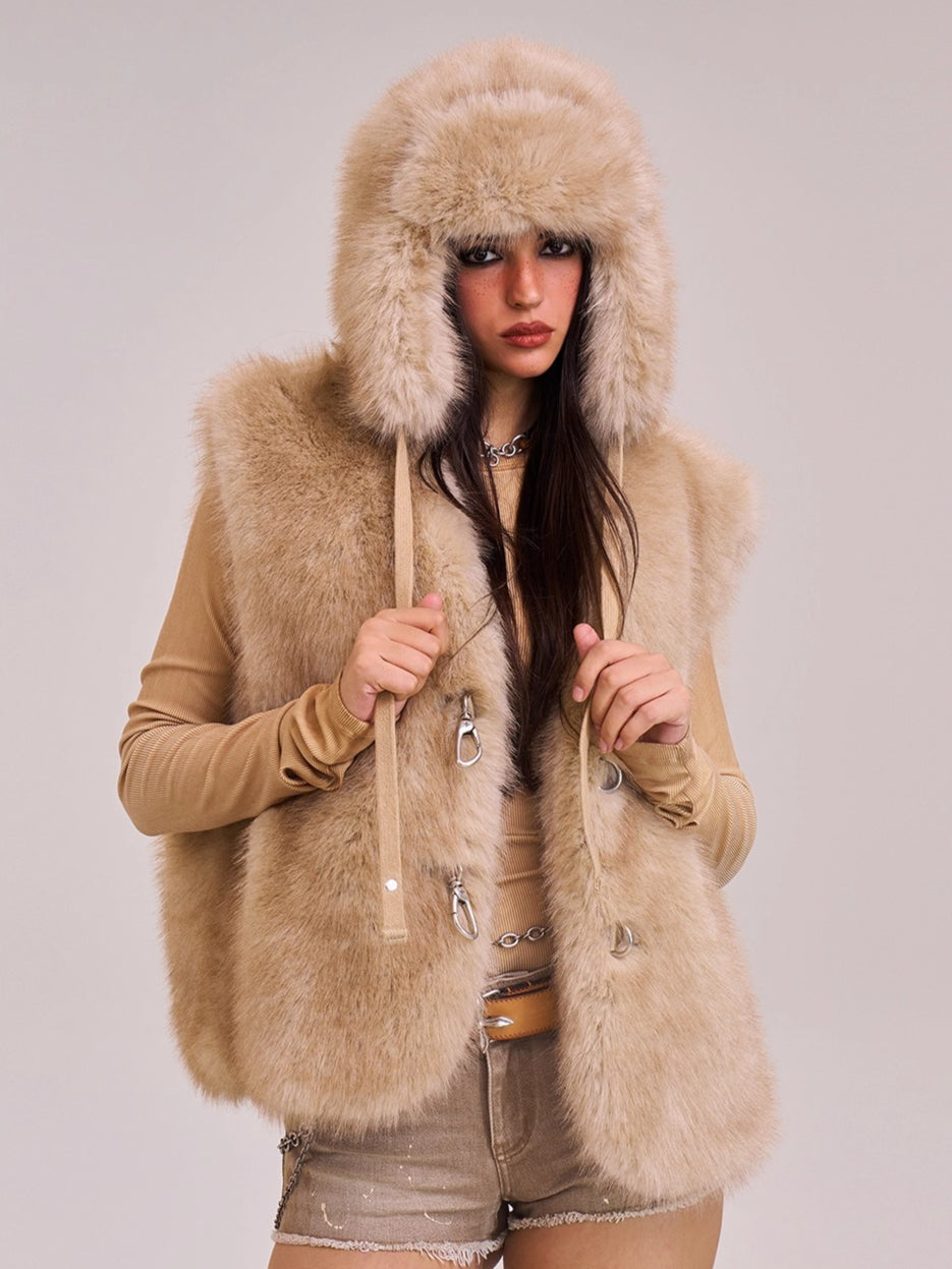 Cross Relic Hunter Faux Fur Hat