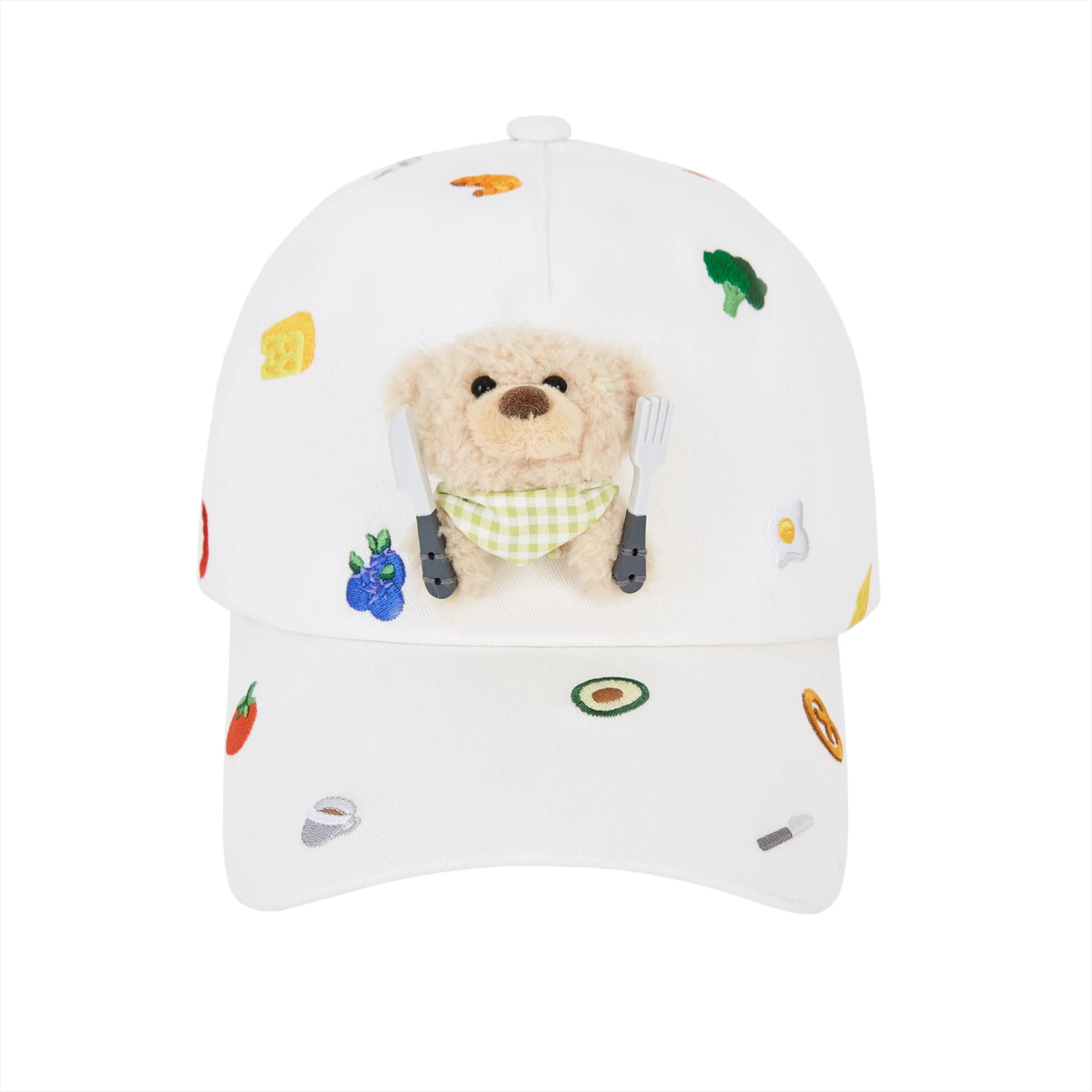 Breakfast Embroidery Baseball Cap