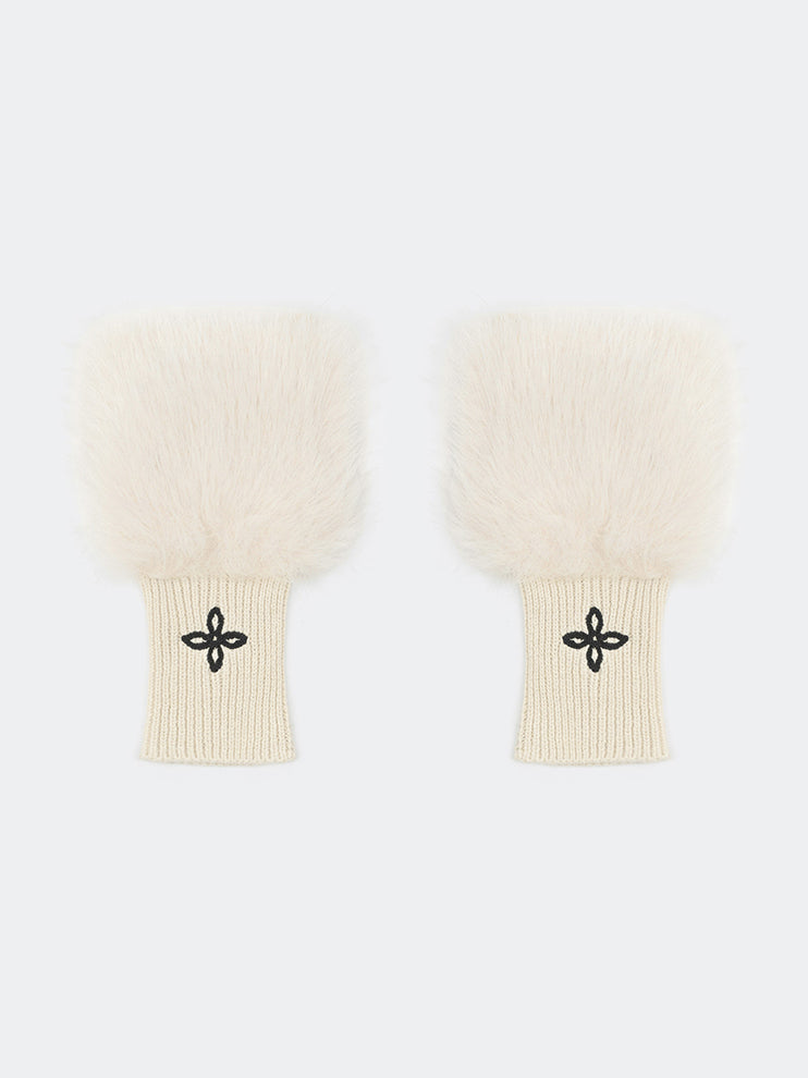 SMFK Compass Snowman Furry Gloves - CHINASQUAD