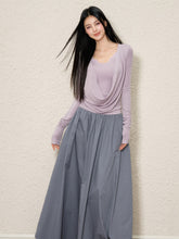 Modal Wool Blend Lace Panel Top - CHINASQUAD