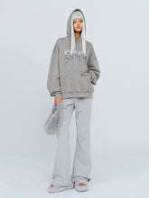 Gray & Black Classic Flare Sweatpants - CHINASQUAD