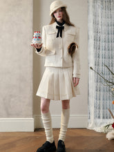 Galaxy Classic Wool Pleated Skirt Set - CHINASQUAD