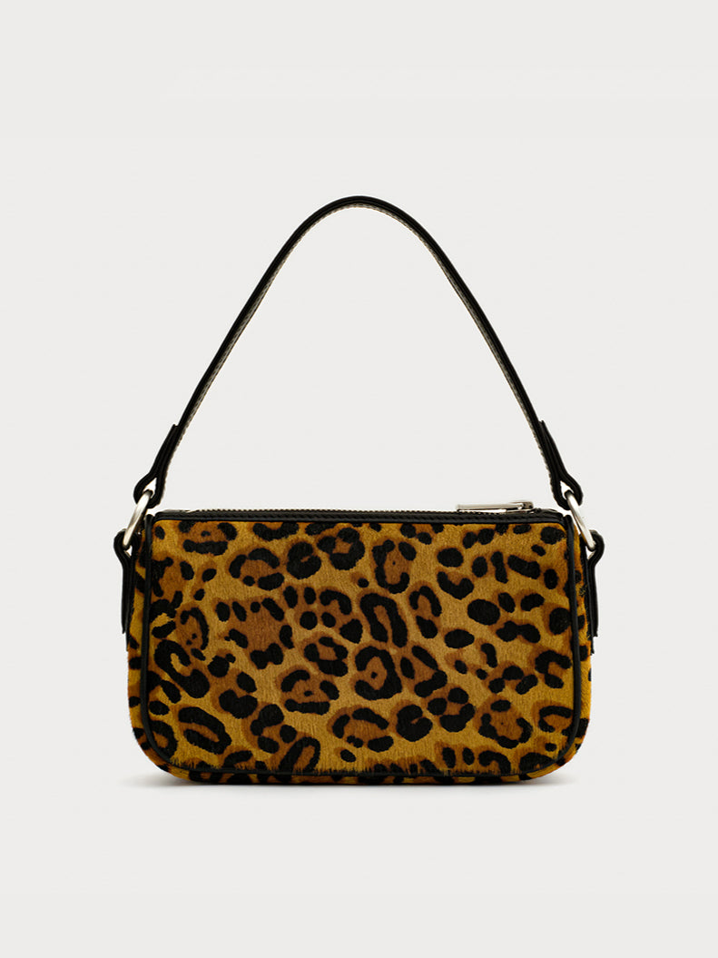 Badge Cross Leather Handbag - CHINASQUAD