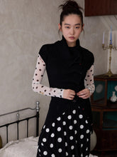 Asymmetric Neck Wool Blend Cardigan - CHINASQUAD