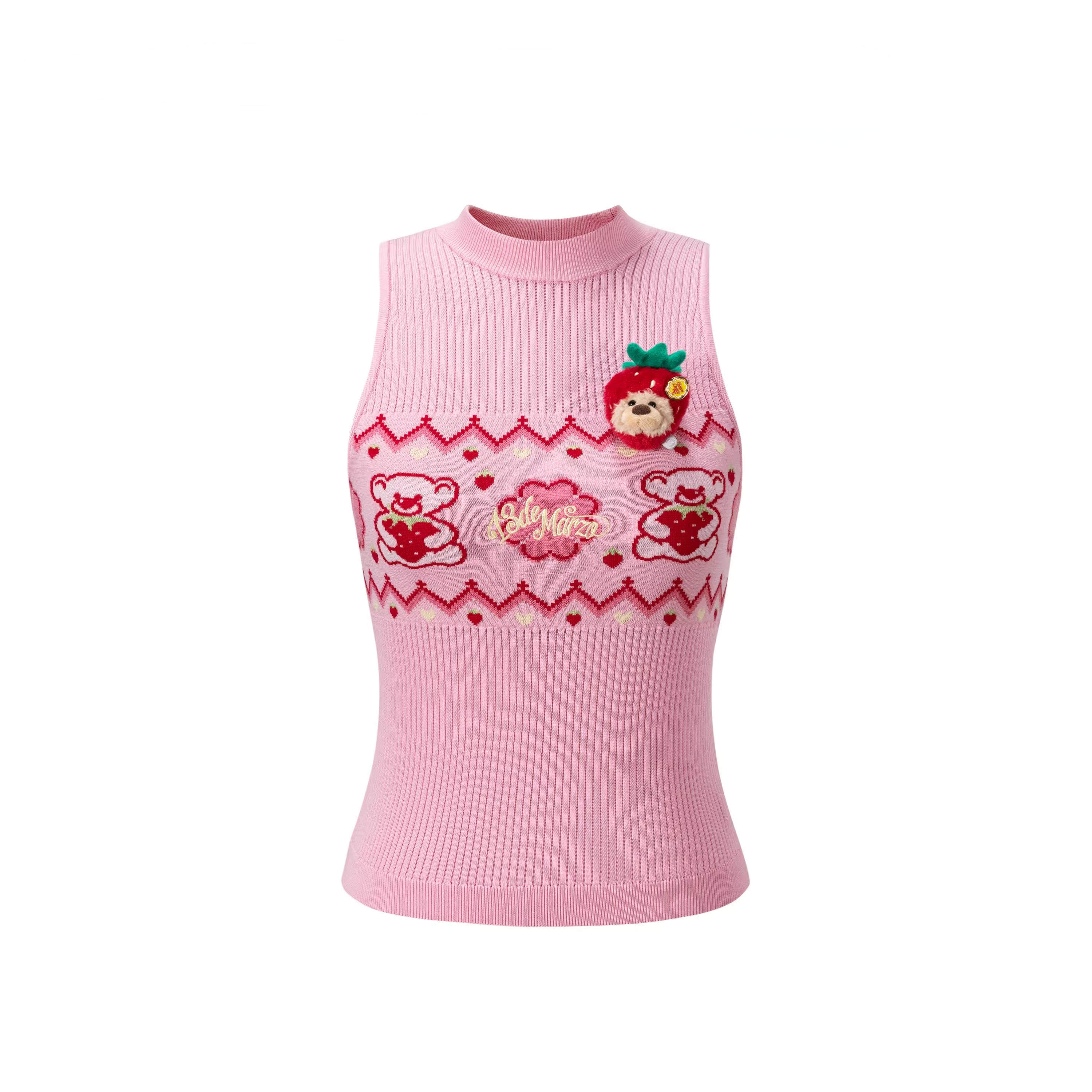 Candy Knit Cropped Vest