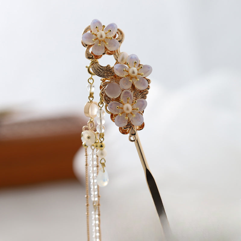Ming Dynasty Tassels Handmade Hanfu Hairpin - CHINASQUAD