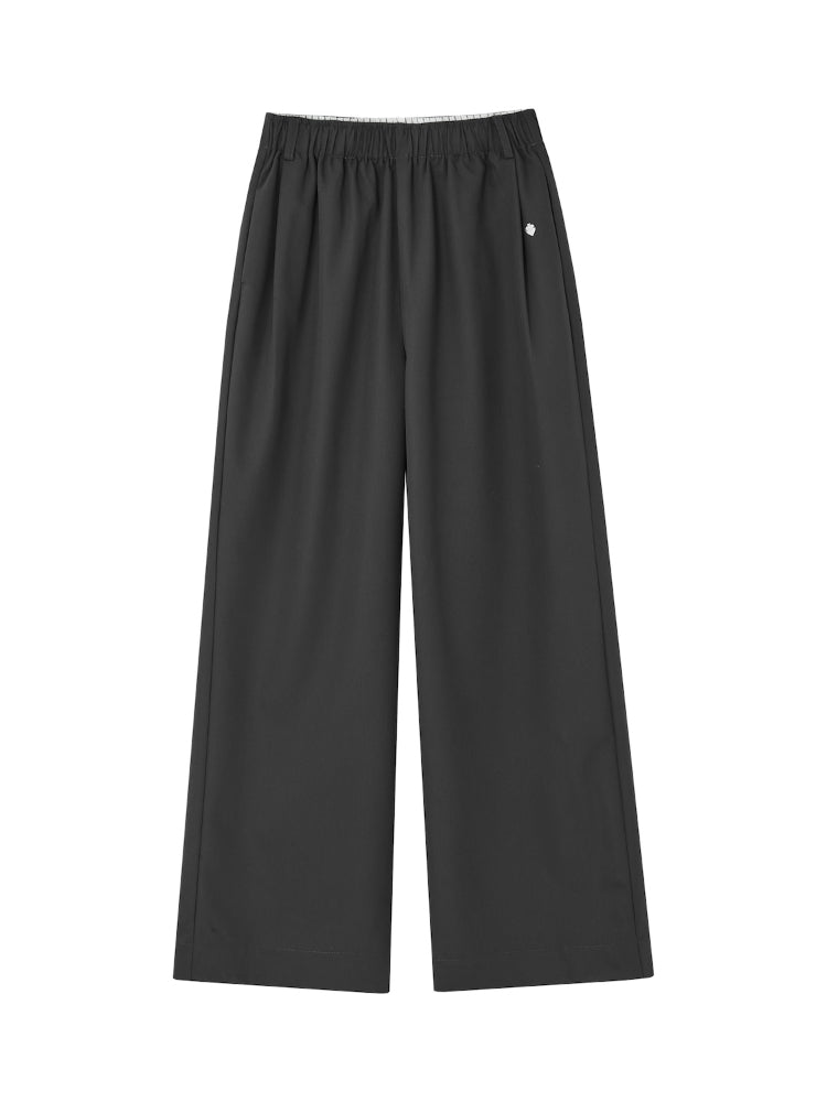 Tie-waist Drapey Airy Pants - CHINASQUAD