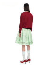 Lace Splicing Pleated Skirt - CHINASQUAD