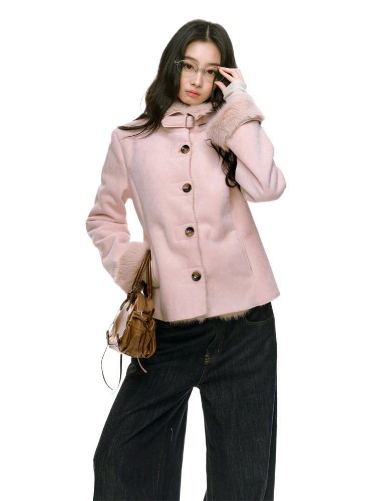 Slim-Fit Furry Jacket - CHINASQUAD