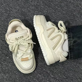 Off-white Chunky Casual Sneakers - CHINASQUAD