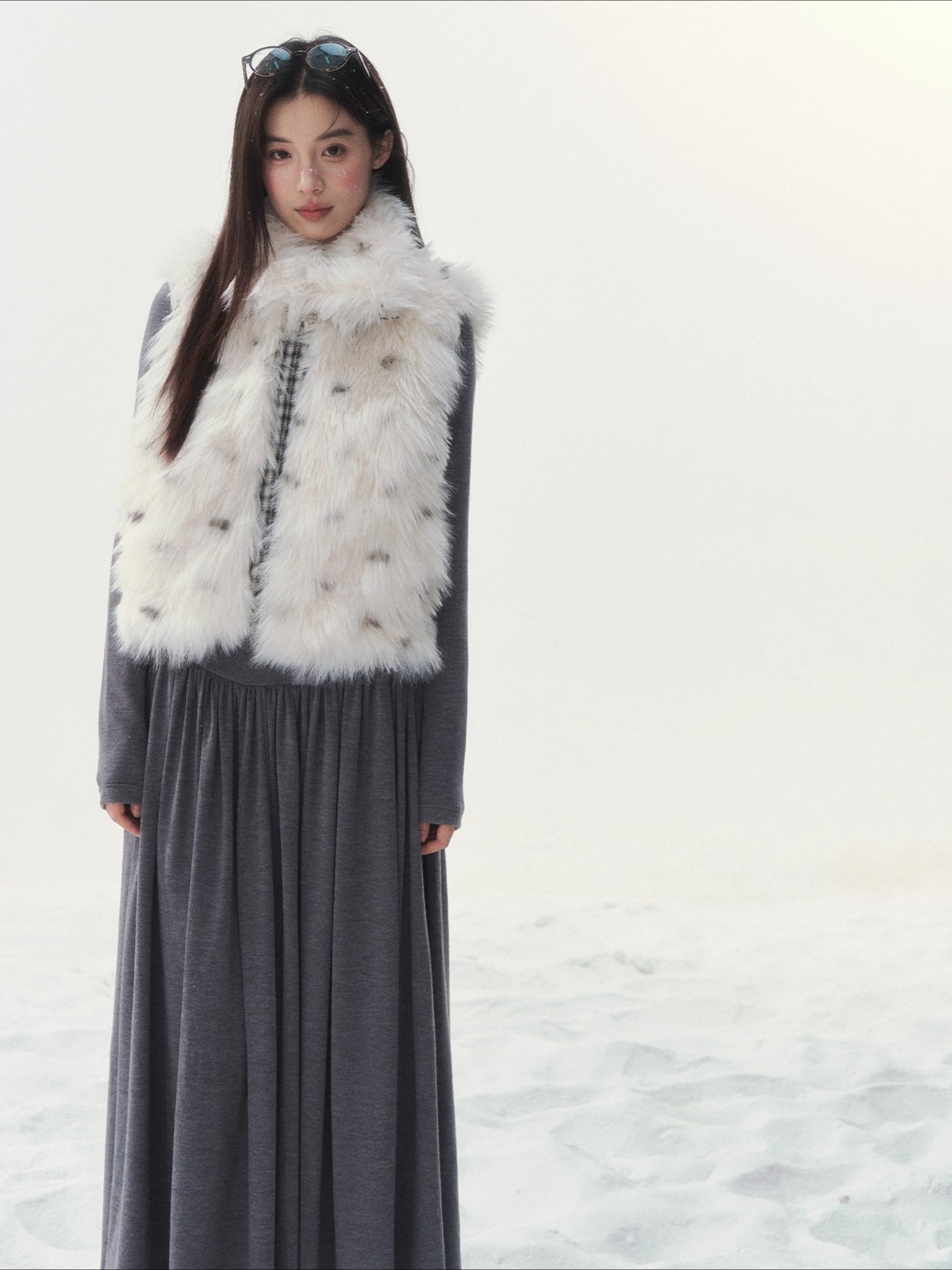 Reversible Fashion Faux Fur Jacket