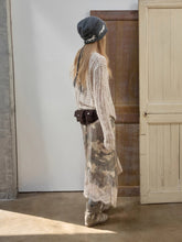 Icelandic Animal Pattern Open-Knit Sweater - CHINASQUAD