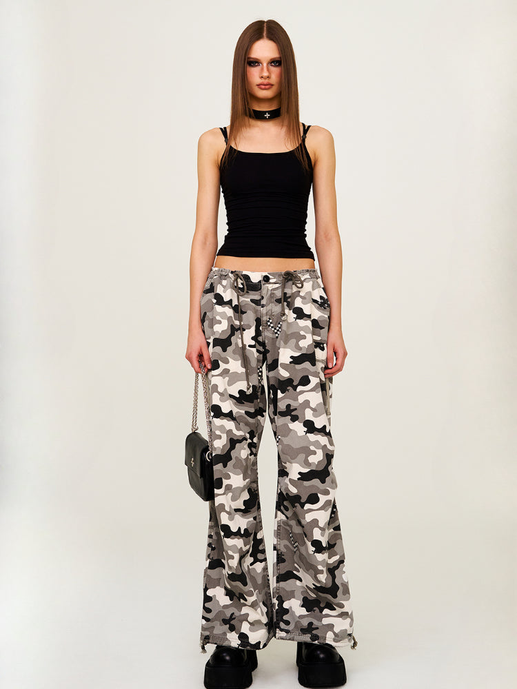 Cross-Flower All-Over Print Sports Camisole - CHINASQUAD