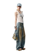 Mud-dyed Washed Jeans - CHINASQUAD