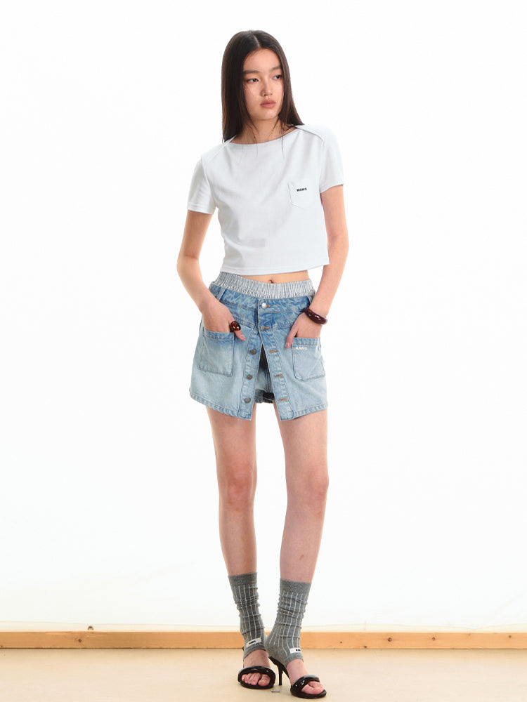 Regular Shoulder Short Sleeve T-shirt - CHINASQUAD