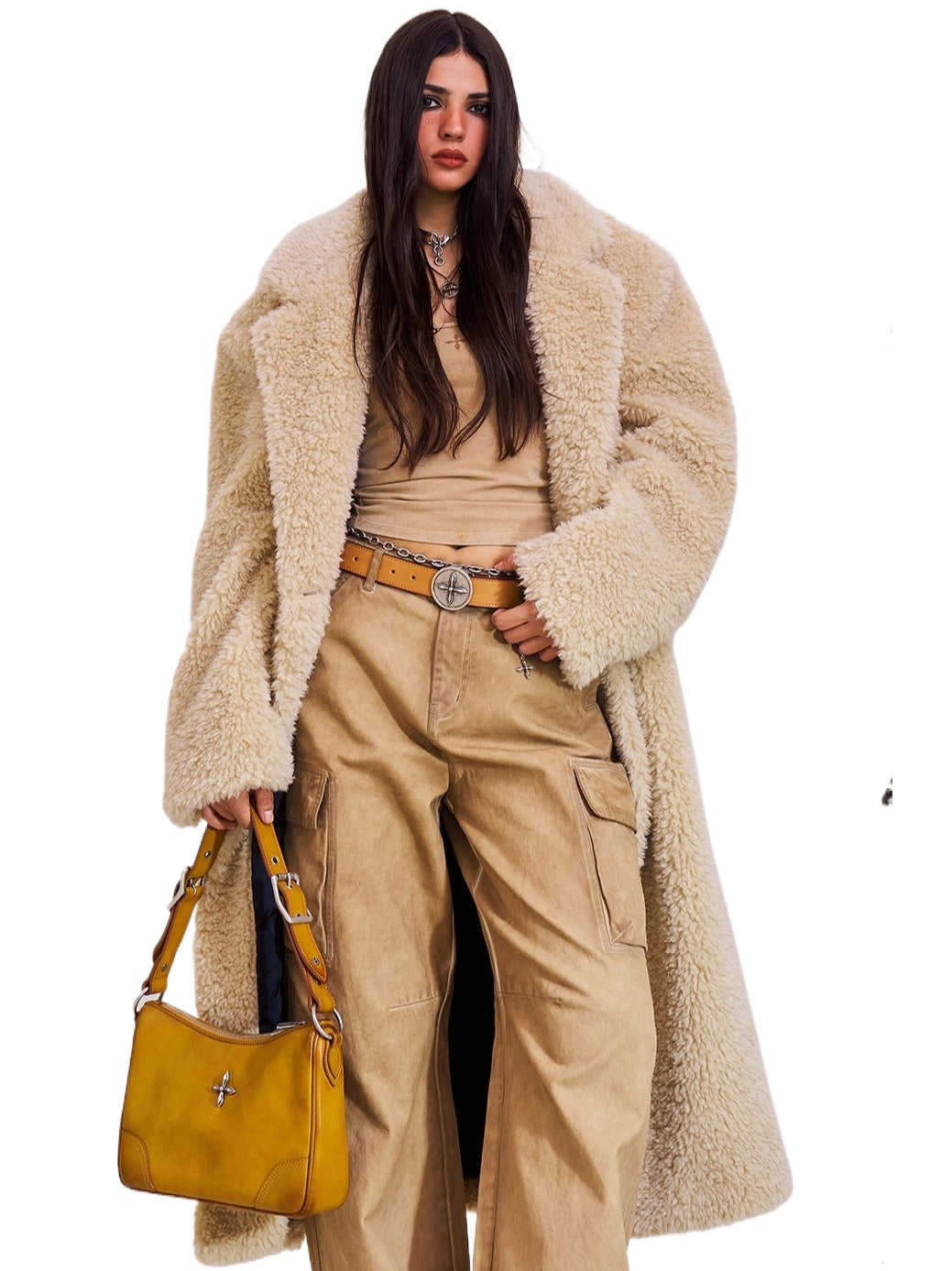 Nomad Cross Wool Oversized Coat