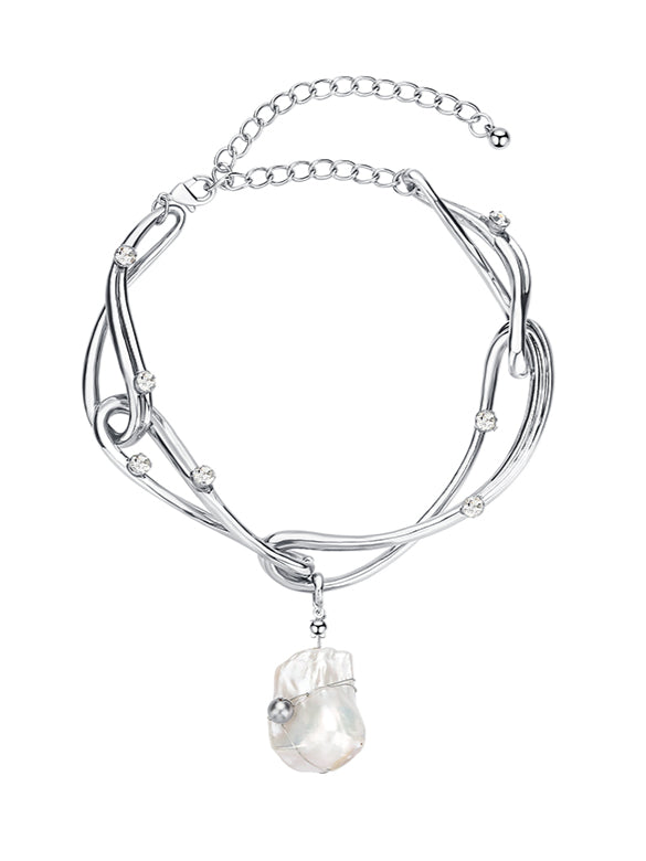 Natural Baroque Pearl Necklace - CHINASQUAD