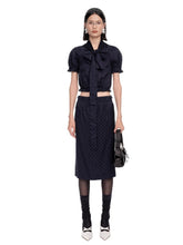 Polka Dot Satin Tie-up Top - CHINASQUAD