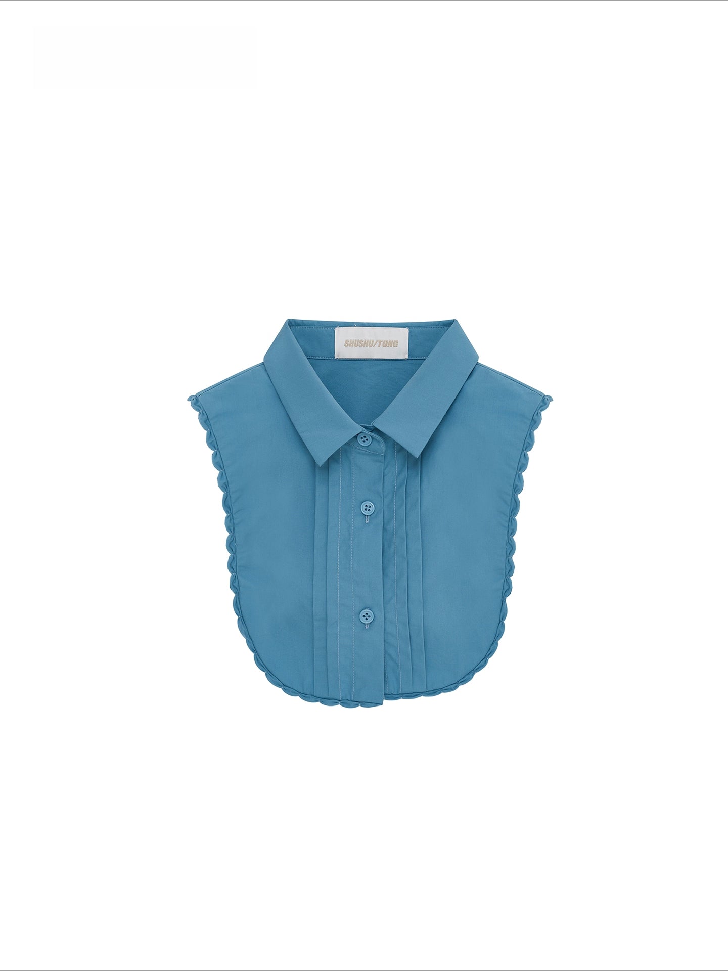 Ruffled Cotton Detachable Collar - CHINASQUAD