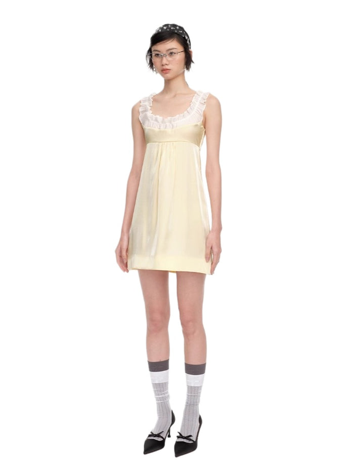 Spliced Strap Dress - CHINASQUAD
