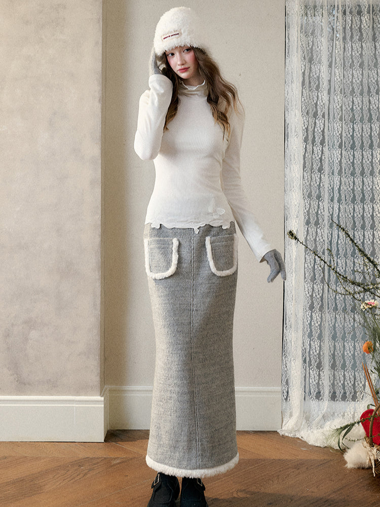 Galaxy Embroidered Wool Tweed Coat & Skirt Set - CHINASQUAD