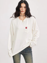 Embroidered Raw Edge T-shirt - CHINASQUAD