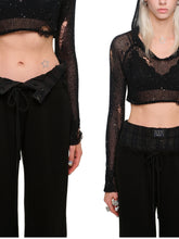 Patchwork Wide-leg Sweatpants - CHINASQUAD