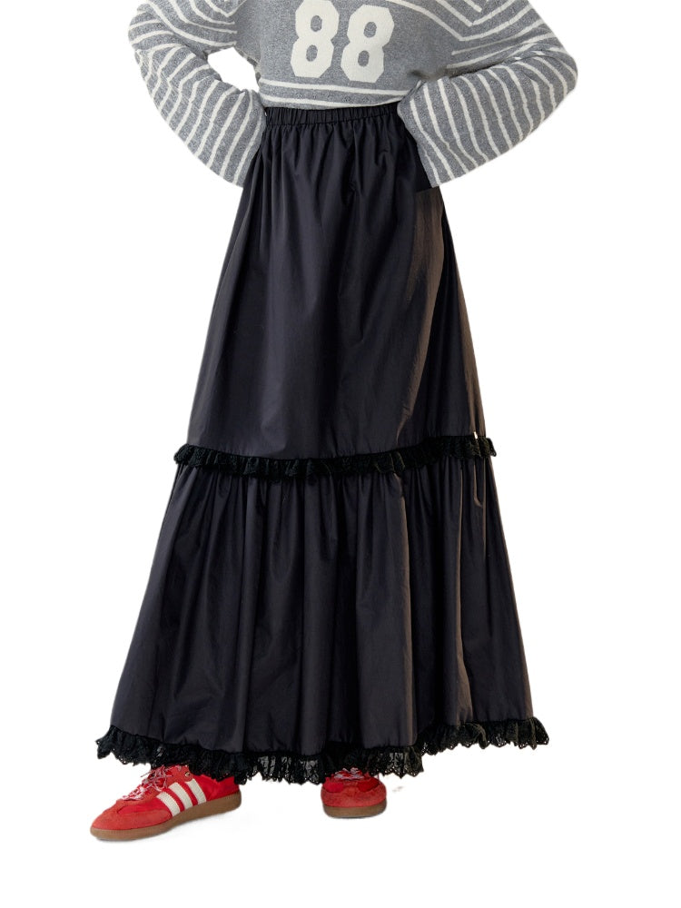 AsGony Ballet-Inspired A-Line Slimming Cake Dress Black / S (Pre-sale 10 days) AsGony Ballet-Inspired A-Line Slimming Cake Dress Black / S (Pre-sale 10 days)
