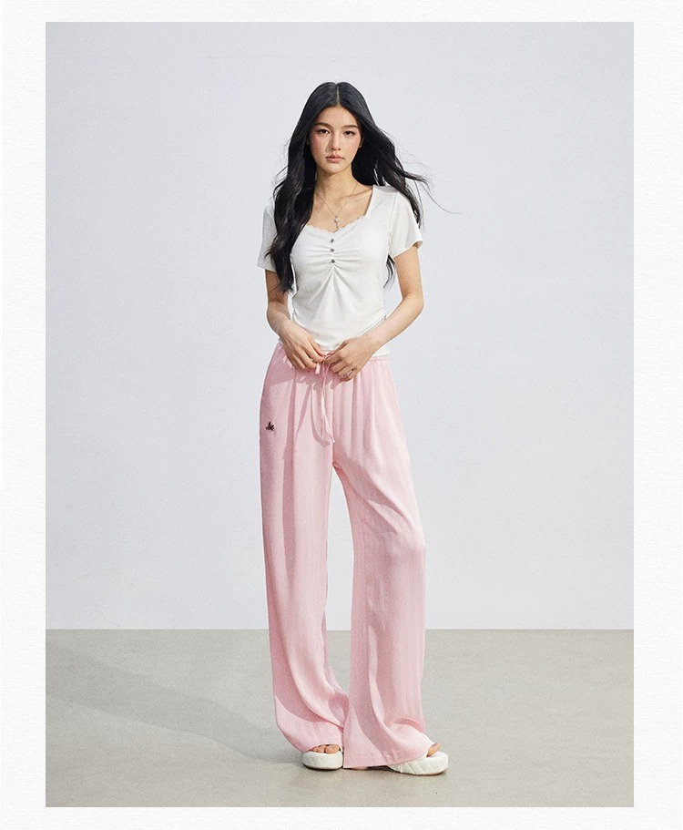 Cooling Touch Wide-Leg Lounge Pants