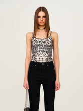 Cross-Flower All-Over Print Sports Camisole - CHINASQUAD