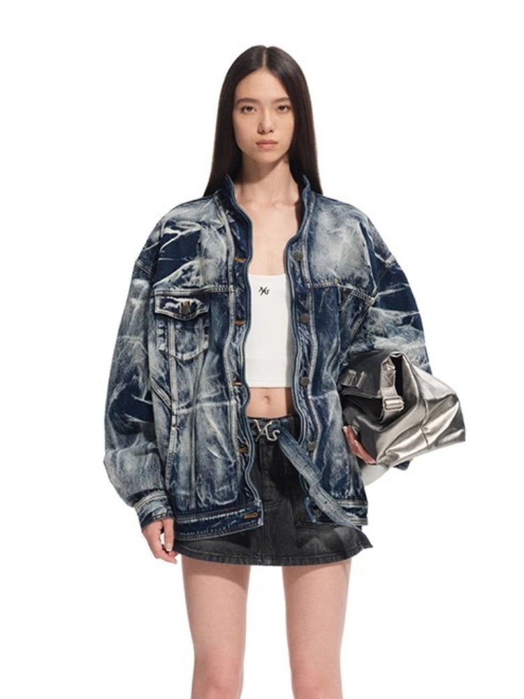 "Feria Series" Volcano Washed Denim Jacket - CHINASQUAD