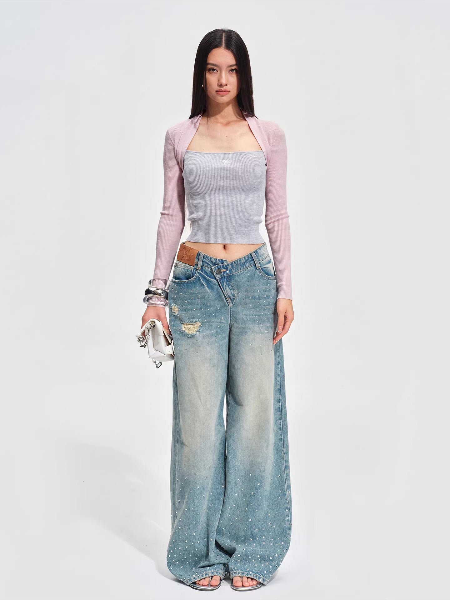 Slim-Fit Wool-Blend Knit Top