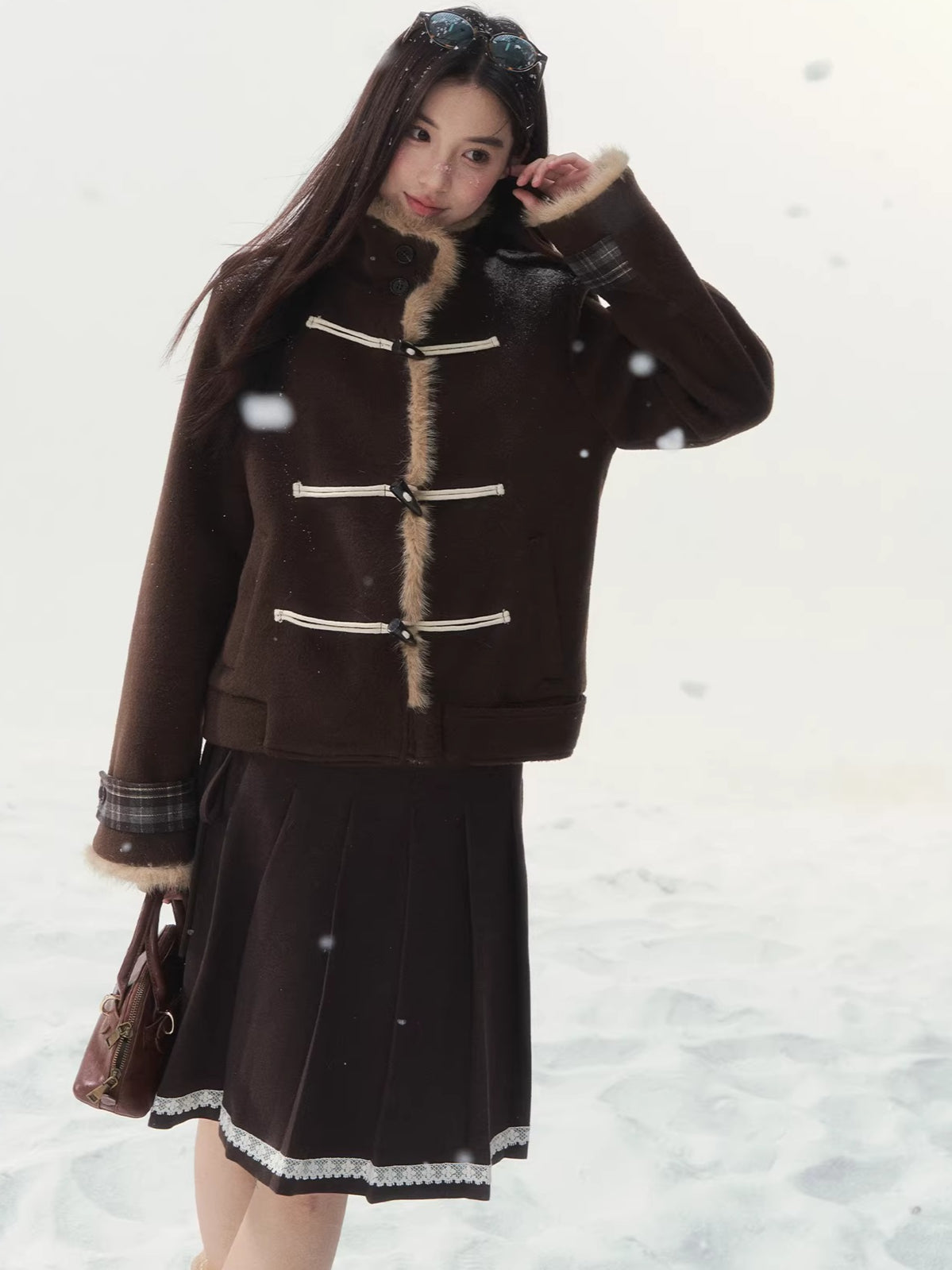 Vintage Duffle Wool-Blend Jacket