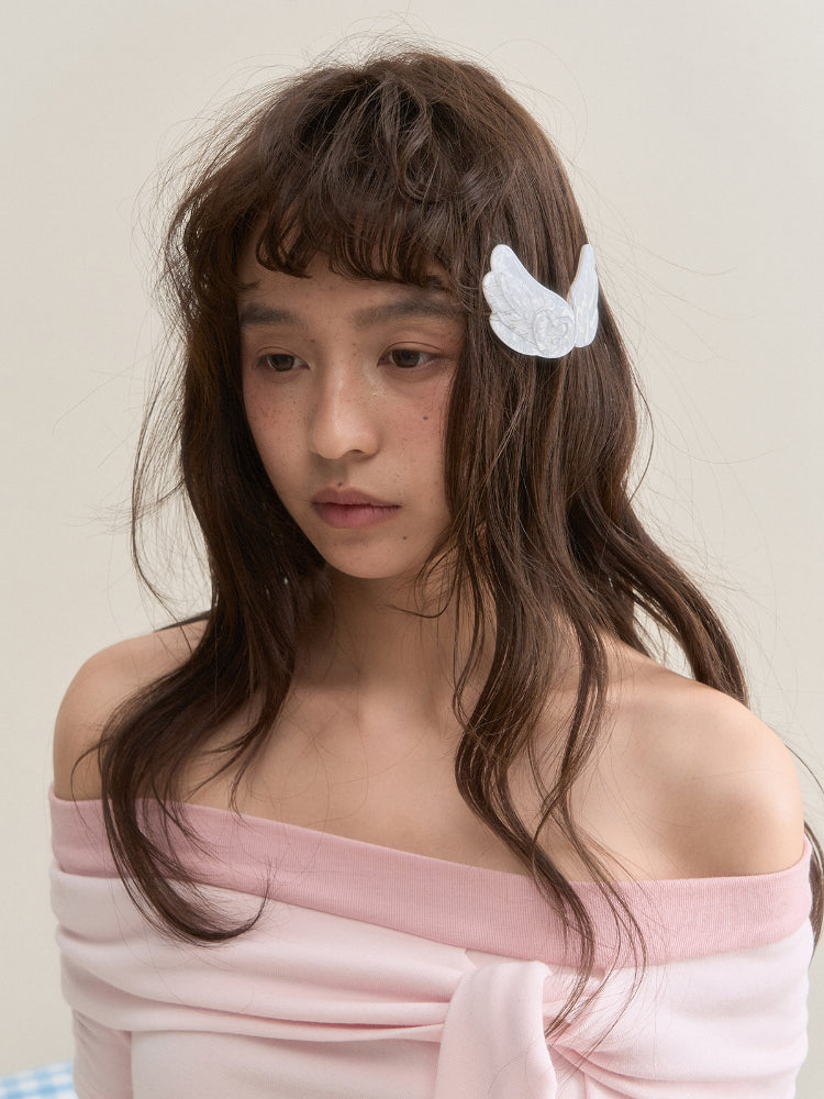 Acrylic Angel Wing Hairpin - CHINASQUAD