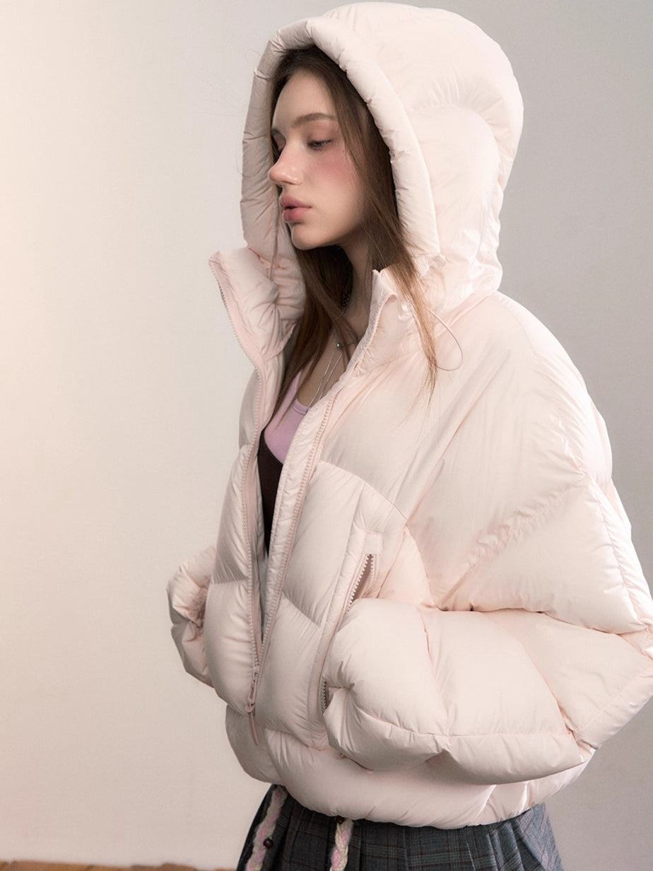 Pastel Cloud Puffer Down Jacket