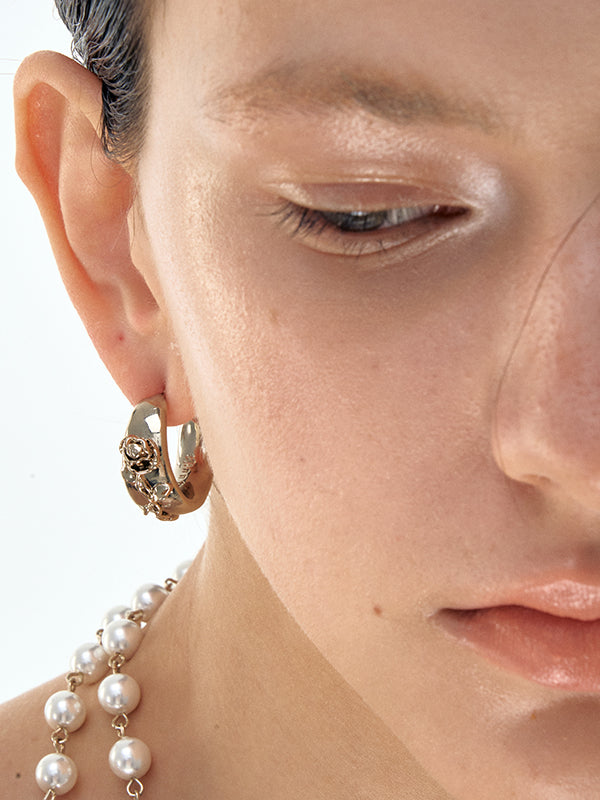 Vintage Rose Earrings - CHINASQUAD