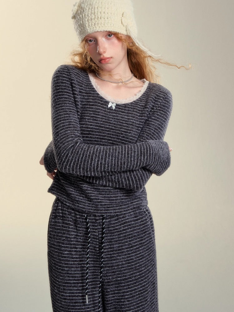 Soft Striped Hoodie / Casual Pants / Long Sleeve T-shirt - CHINASQUAD